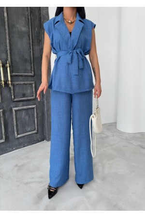 182706 TOPTAN MAVİ PANTOLON TAKIM