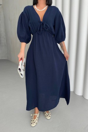 182708 Navy blue DRESS