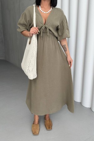 182709 khaki DRESS