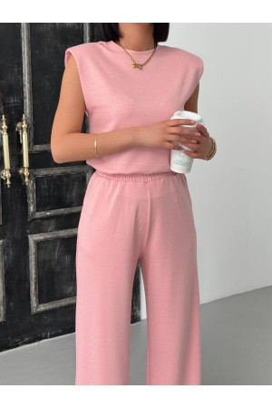 182729 TOPTAN PEMBE EŞOFMAN TAKIM