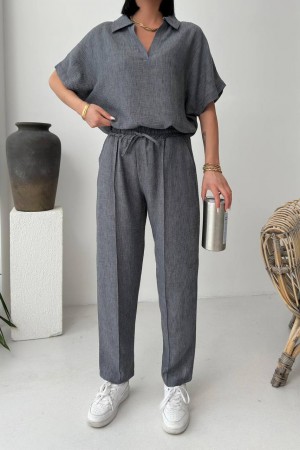 182737 TOPTAN GRİ PANTOLON TAKIM