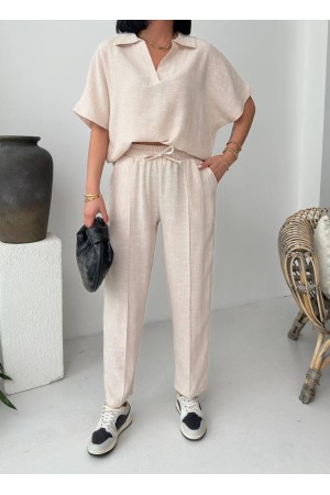 182739 TOPTAN BEJ PANTOLON TAKIM