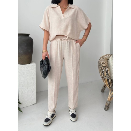 182739 TOPTAN BEJ PANTOLON TAKIM