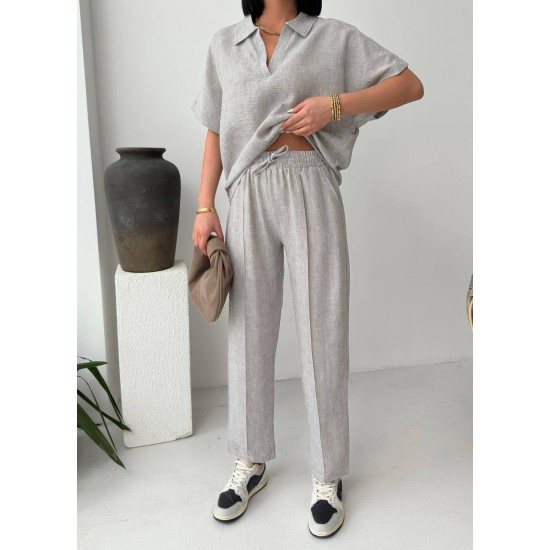 182742 TOPTAN GRİ PANTOLON TAKIM