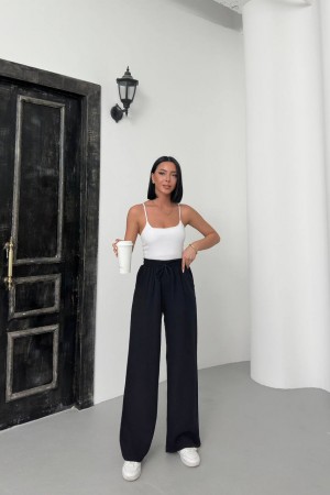 182746 TOPTAN SİYAH PANTOLON