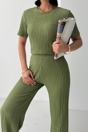 182749 GREEN Pants suit
