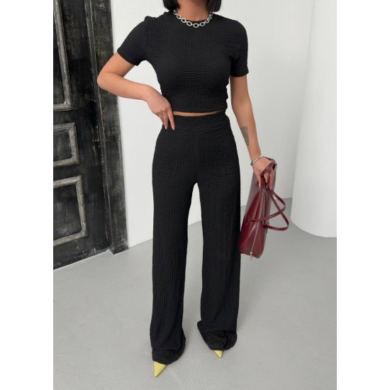 182753 black Pants suit