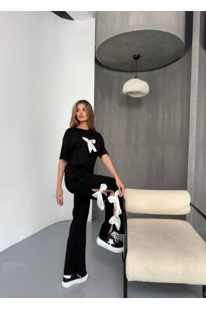 182795 TOPTAN SİYAH EŞOFMAN TAKIM