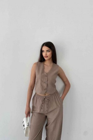 182918 TOPTAN VİZON PANTOLON TAKIM