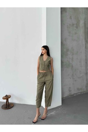 182919 TOPTAN HAKİ PANTOLON TAKIM