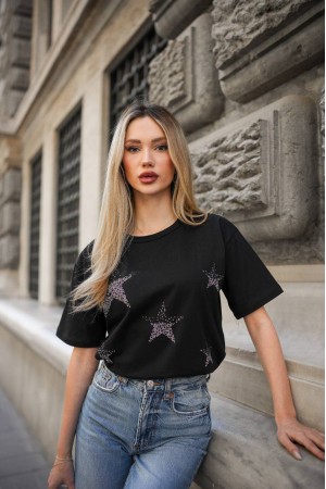 182950 TOPTAN SİYAH TSHIRT