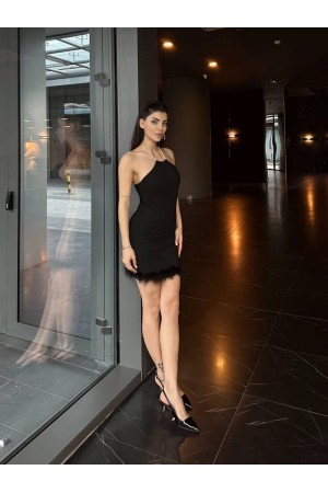 182952 TOPTAN SİYAH ABİYE