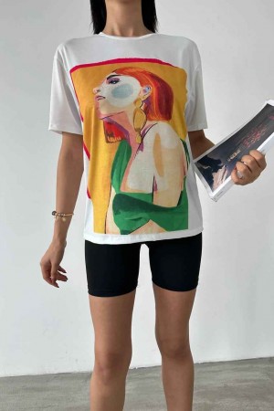 183082 TOPTAN BEYAZ TSHIRT