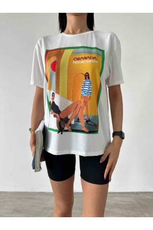 183083 TOPTAN BEYAZ TSHIRT