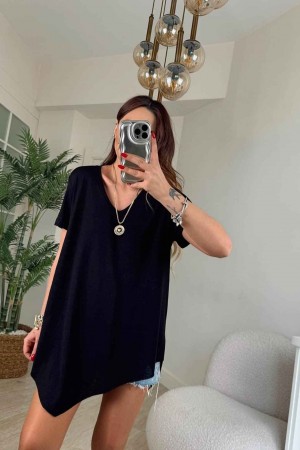 183090 TOPTAN SİYAH TSHIRT