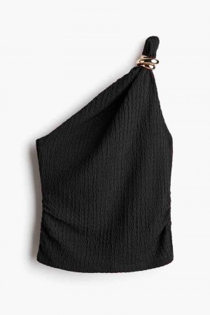 183195 TOPTAN SİYAH BLUZ