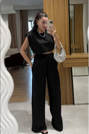 183238 TOPTAN SİYAH EŞOFMAN TAKIM