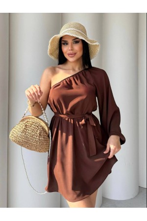 183243 TOPTAN KAHVE ELBİSE