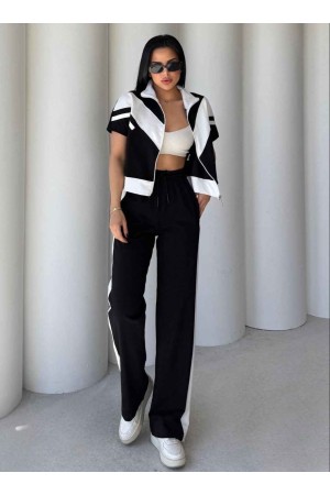 183252 TOPTAN SİYAH EŞOFMAN TAKIM