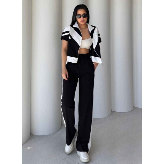 183252 TOPTAN SİYAH EŞOFMAN TAKIM