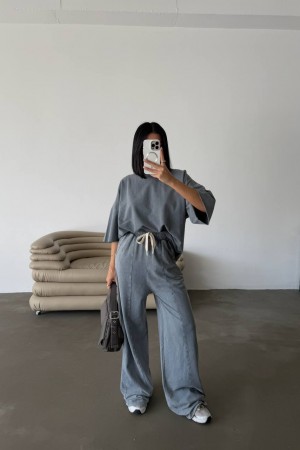 183253 Grey Track suitcase