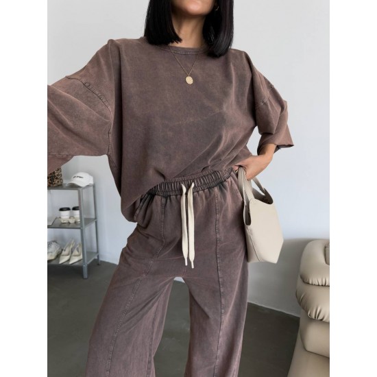 183254 coffee Track suitcase