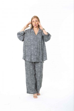 183284 TOPTAN GRİ PANTOLON TAKIM