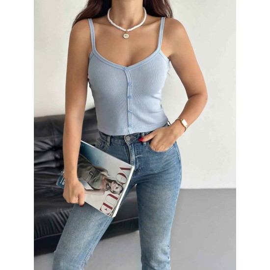 183289 TOPTAN BEBE MAVİ ATLET