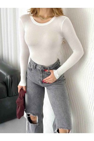 183310 TOPTAN BEYAZ BLUZ