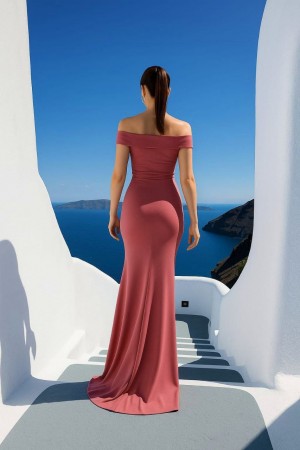 183325 dried rose Evening dress
