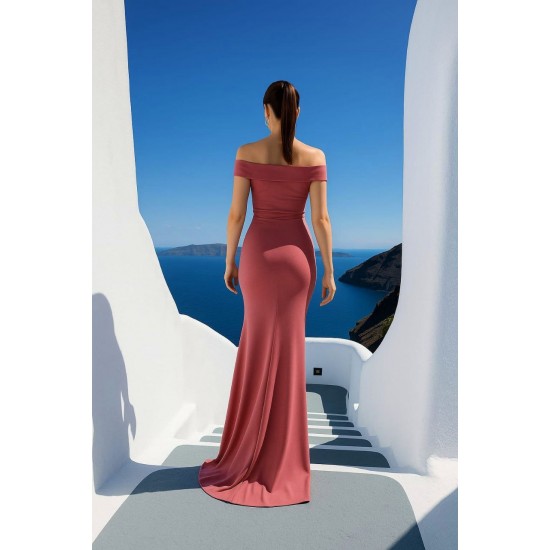 183325 dried rose Evening dress