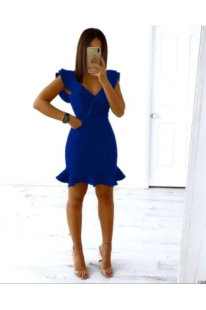 183329 TOPTAN SAKS ELBİSE