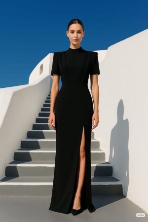 183331 black Evening dress