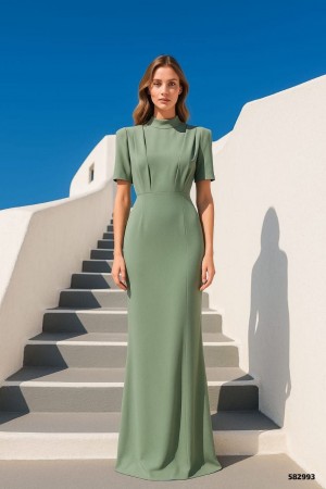 183333 Water is green Evening dress
