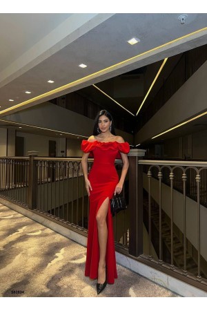 183344 TOPTAN KIRMIZI ABİYE