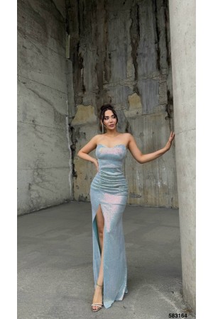 183373 TOPTAN BEBE MAVİ ABİYE