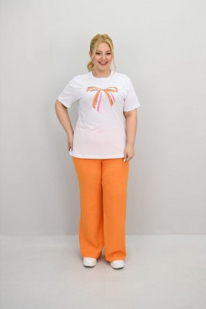 183386 TOPTAN ORANGE EŞOFMAN TAKIM