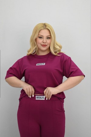 183392 damson Track suitcase