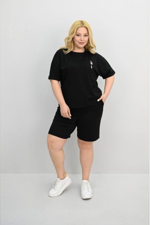 183394 TOPTAN SİYAH EŞOFMAN TAKIM