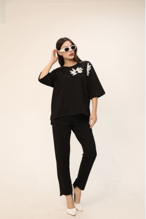 183401 TOPTAN SİYAH EŞOFMAN TAKIM