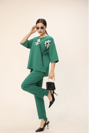 183402 TOPTAN YEŞİL EŞOFMAN TAKIM