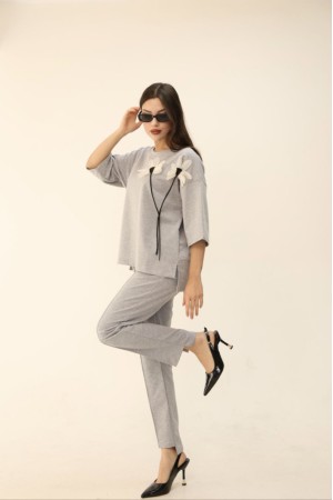 183403 TOPTAN GRİ EŞOFMAN TAKIM