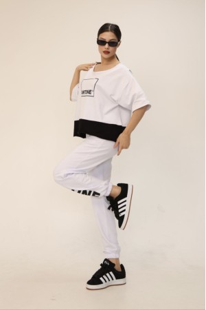 183407 TOPTAN BEYAZ EŞOFMAN TAKIM