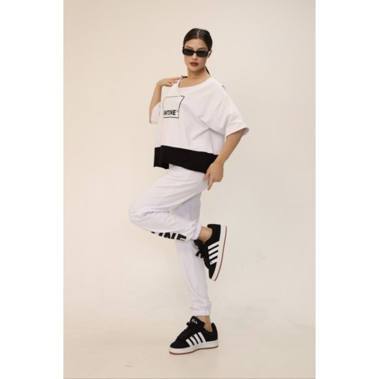 183407 TOPTAN BEYAZ EŞOFMAN TAKIM