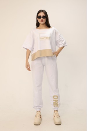 183410 TOPTAN BEYAZ EŞOFMAN TAKIM