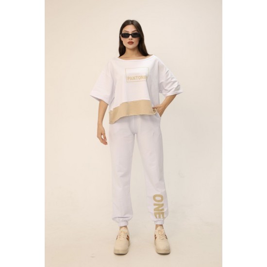 183410 TOPTAN BEYAZ EŞOFMAN TAKIM