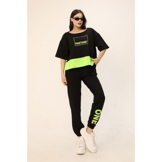 183411 TOPTAN SİYAH EŞOFMAN TAKIM