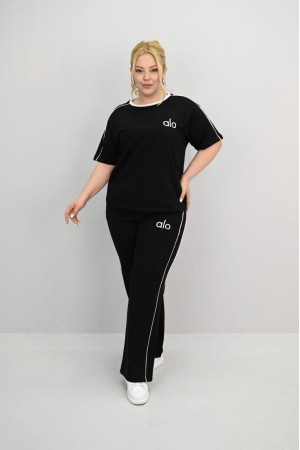 183417 TOPTAN SİYAH EŞOFMAN TAKIM