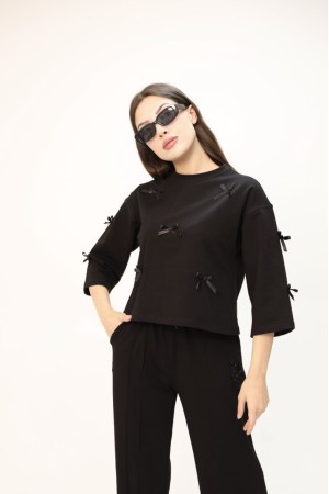 183421 TOPTAN SİYAH EŞOFMAN TAKIM