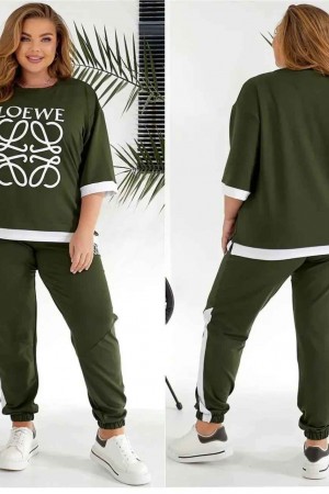 183430 TOPTAN HAKİ EŞOFMAN TAKIM